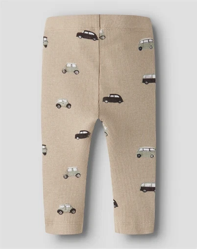 Name it - NBMOttoman Long John Leggings - Sesame 